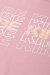 Enamor Relaxed Fitted Top - Mauve Love Be Kind Graphic — thumbnail 7